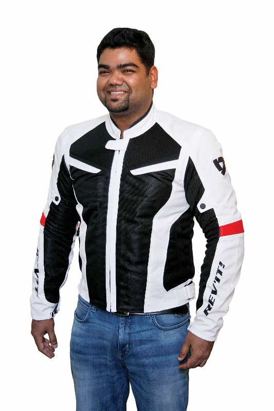 Giacca moto Rev'it Revit GT-R Air nero bianco black traforata perforated jacket