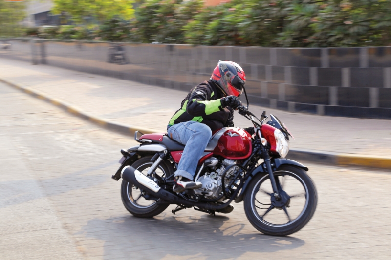 Bajaj V12 First Ride Review Single Pot V12 Bike India