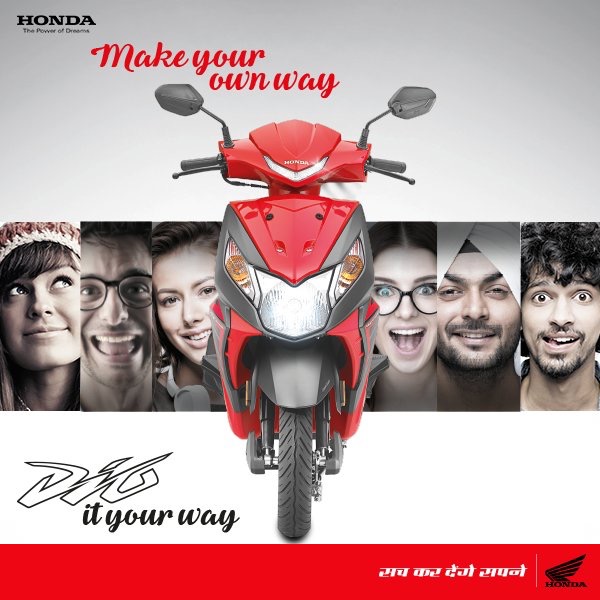 Updated 2017 Honda Dio Unveiled Bike India