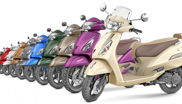 TVS Jupiter scooter sale in India