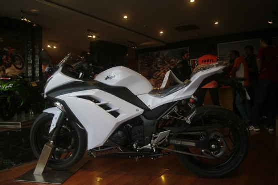 Kawasaki Ninja 300 White (1)