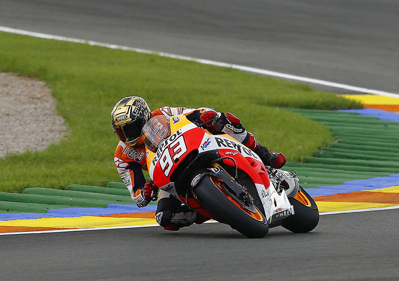 MARQUEZ Marc of Spain and Repsol Honda Team in action during the Moto GP Valencia Grand Prix at Ricardo Tormo circuit, Cheste in Spain on november 09, 2014 - Photo Milagro / DPPI
