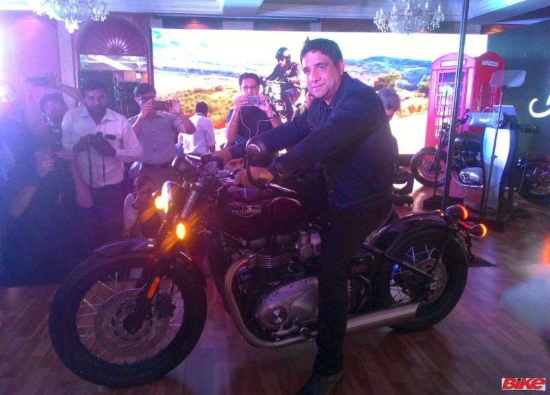 Vimal Sumbly launches new Triumph Bobber in India