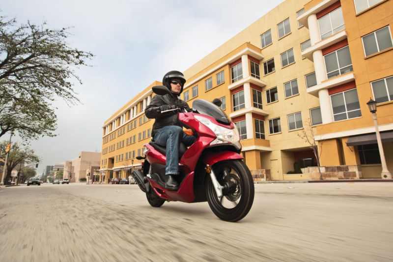 Honda PCX 150 scooter shown at Auto Expo India