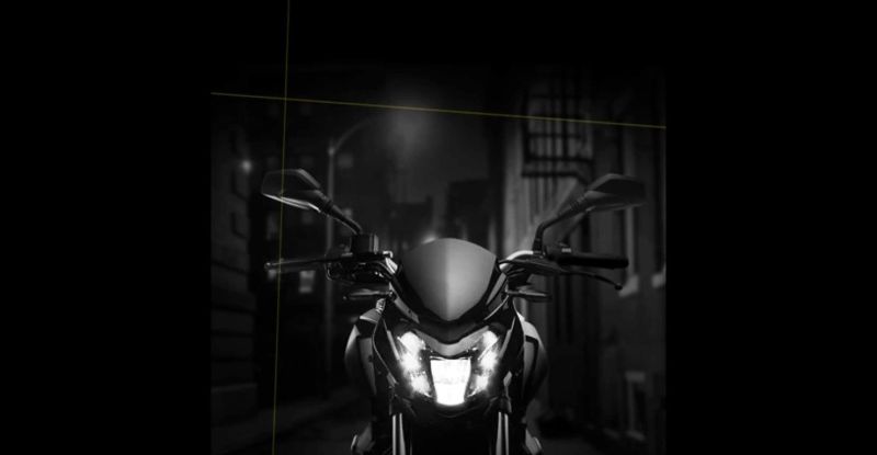 Bajaj Dominar 400 AHO headlight on with DRL