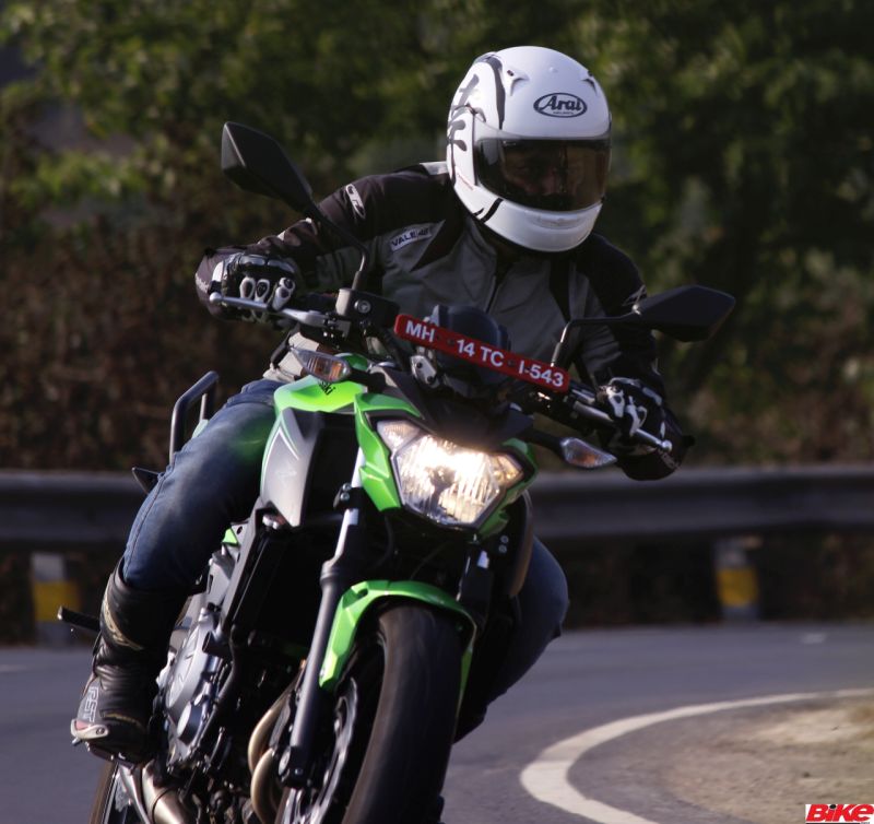 new, bike, india, kawasaki, z650, naked, street-fighter, green, first, ride, review, news