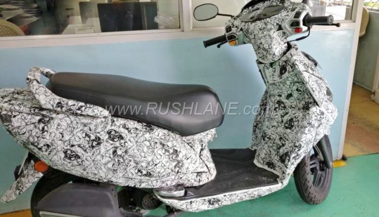 Spy pic of new TVS scooter to be launched by 2018