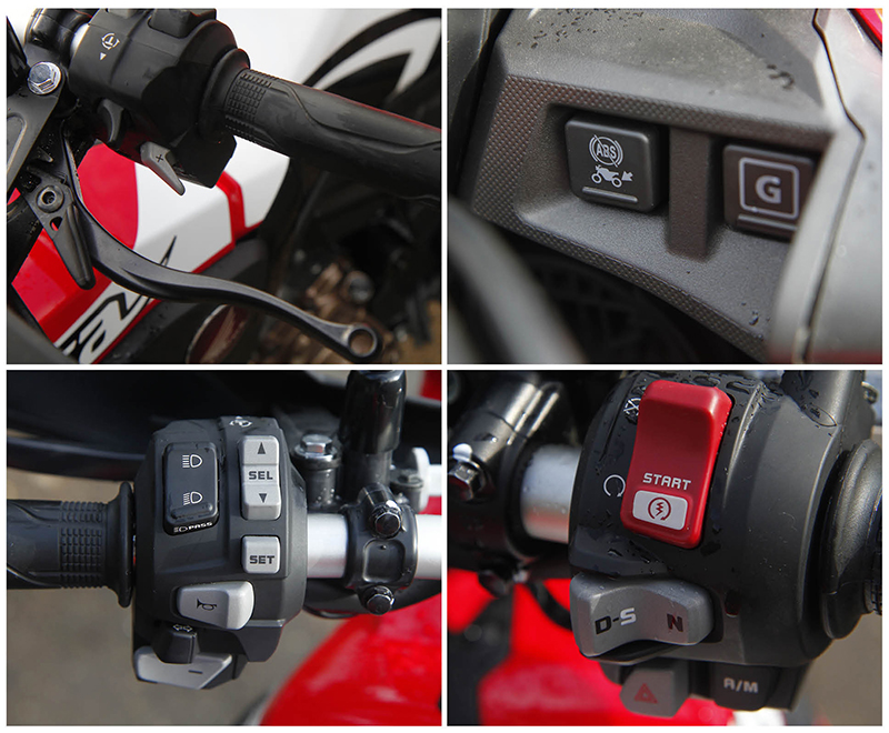 Honda Africa Twin Bike India Review traction control