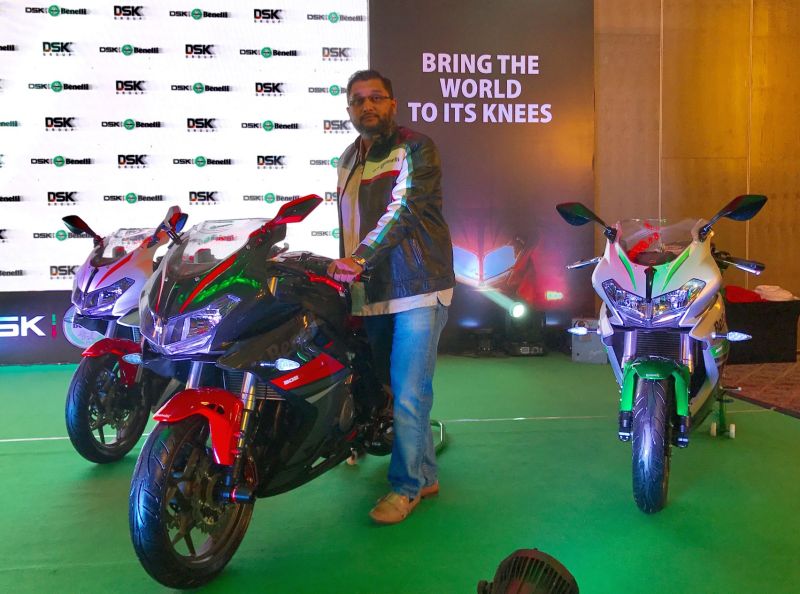 Three colour options of DSK Benelli 302R