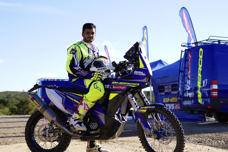 new, bike, india, tvs, sherco, factory, rally, team, aravind kp, abdul wahid tanveer, interview, news, latest