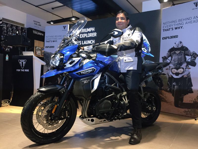 new, bike, india, triumph, tiger, explorer, xcx, launch, adventure, touring, segment, latest, news