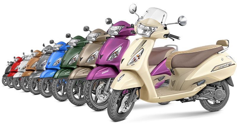 TVS Jupiter scooter sale in India