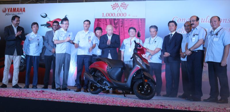 new, bike, india, yamaha, one million, units, scooters, bikes, factory, chennai, news, latest