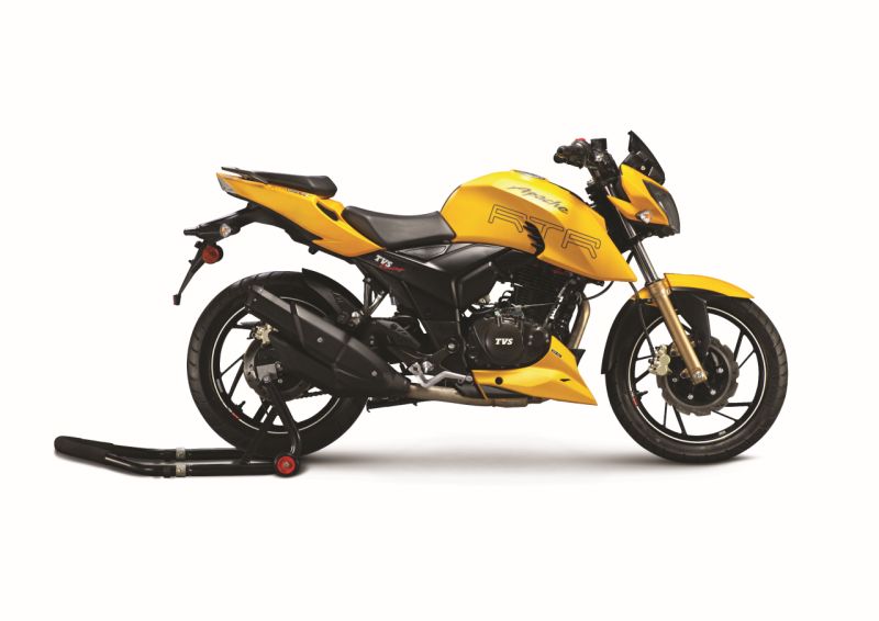 new, bike, india, tvs, apache, rtr, 200, fi4v, launched, fuel injected, news, latest