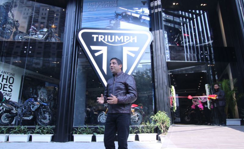 MD Vimal Sumbly Triumph Motorcycles Gurgaon Dealership