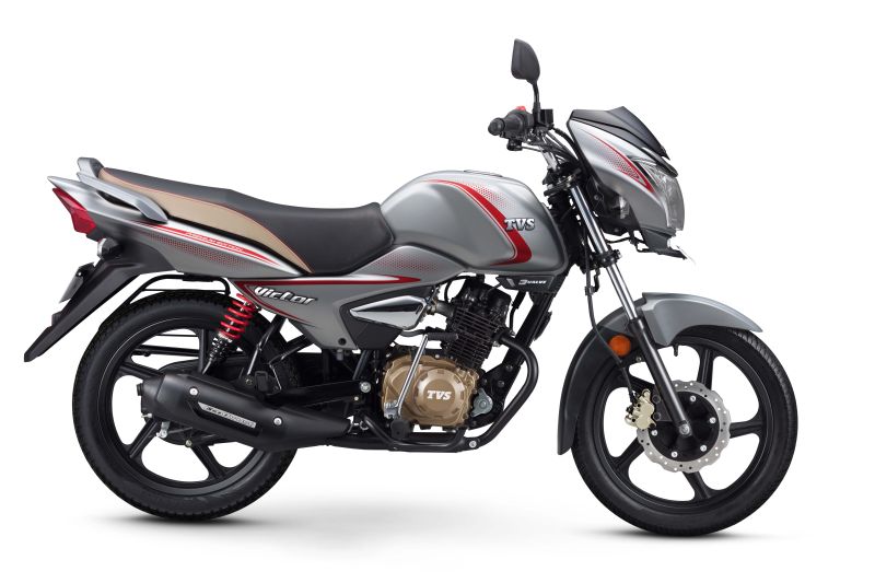 TVS Victor Matte Silver-Bike-India-launch-Price-M1