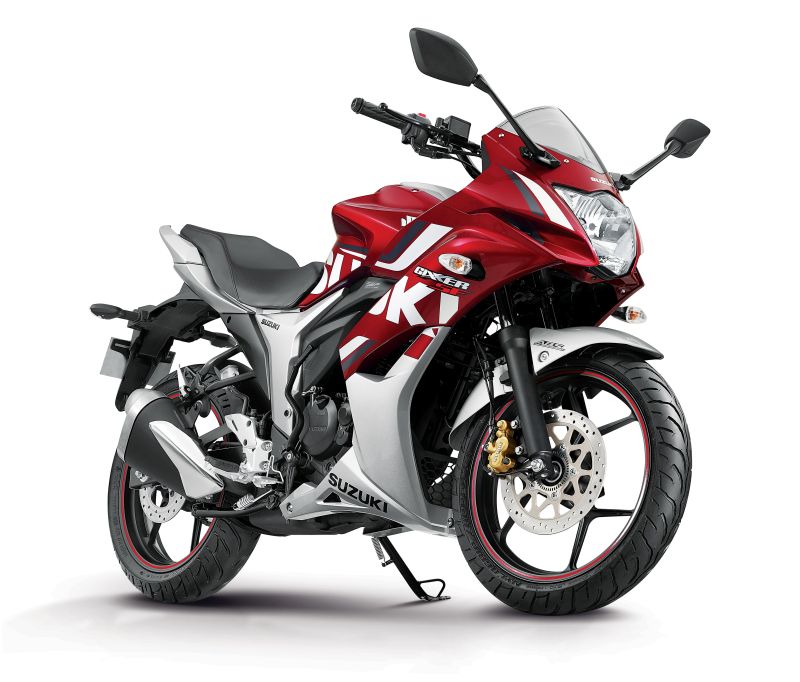 Suzuki Gixxer SF_Candy Sonoma Red Metallic, Sonic Silver Web