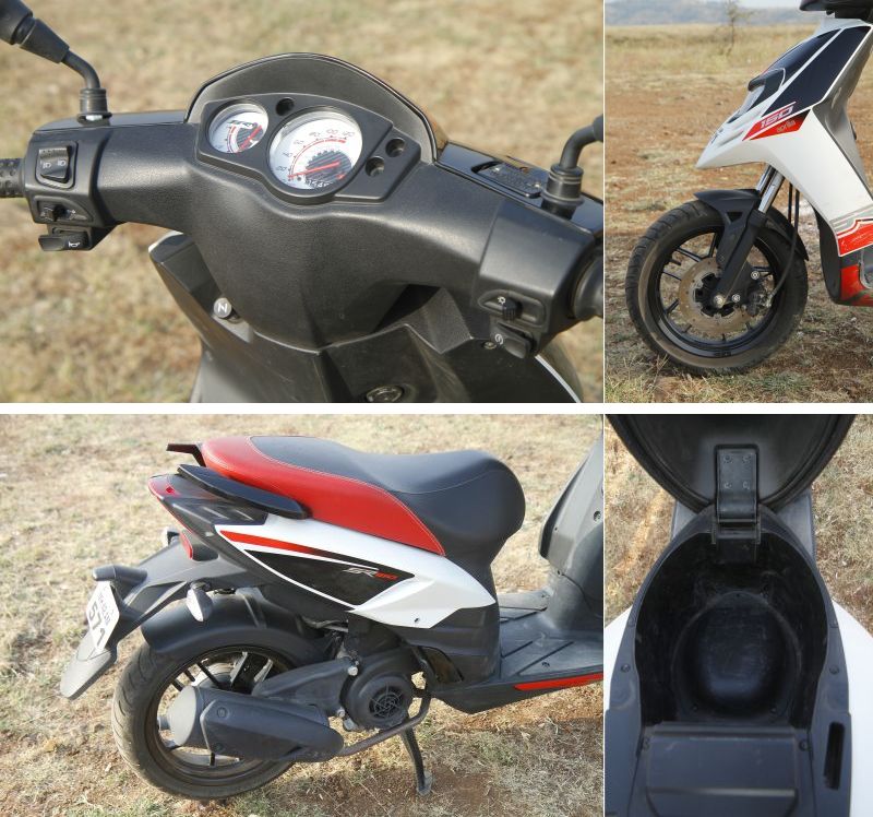 2018 Indian scooter compare price and specs - Honda Grazia Yamaha Ray ZR Aprilia SR 125 M11