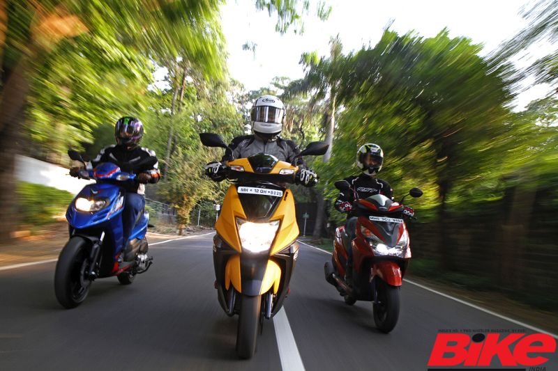 We do a road test to find out which is the fastest 125-cc scooter in India.