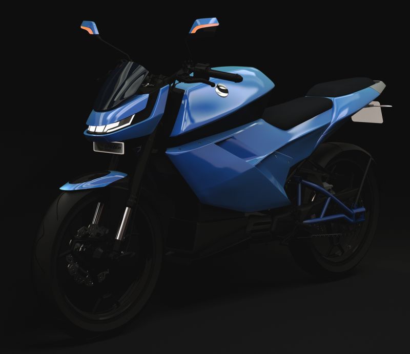 eMotion Motor Surge electric motorcycle made in India