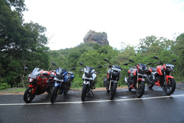 We were part of the Sri Lanka celebration ride for three million Apaches sold worldwide