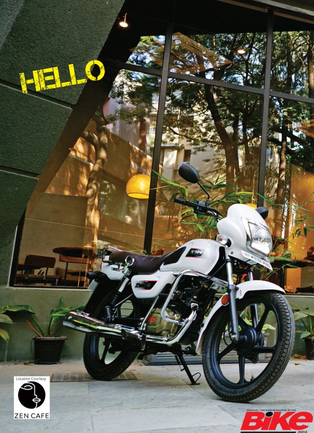 The latest commuter from the TVS stable has arrived at the Bike India garage