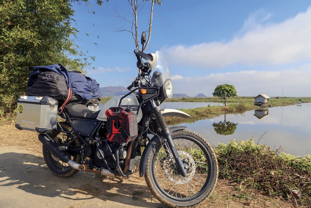 Dutch biker, Noraly, goes exploring on a Royal Enfield Himalayan