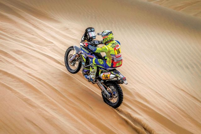 Sherco TVS get good results at Dakar