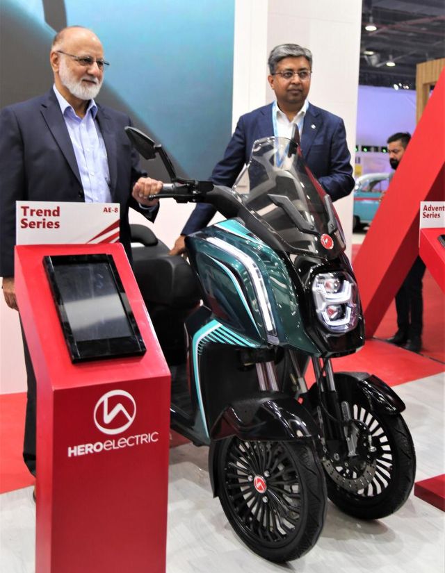 auto expo 2020 hero electric cycle