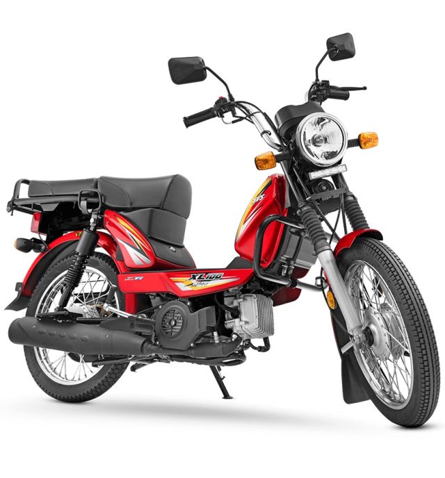 tvs xl100 moped fuel efficient