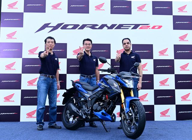 Honda launches all new Hornet 2.0 WEB