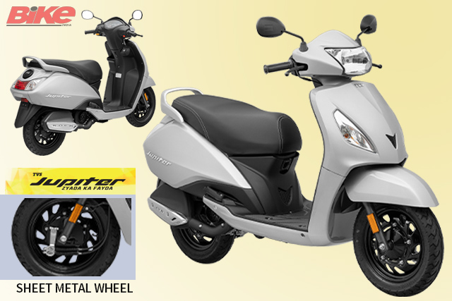 BS6 2021 TVS Jupiter Most Affordable Variant Launched Bike India