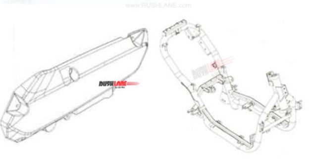 New Ather electric scooter patent