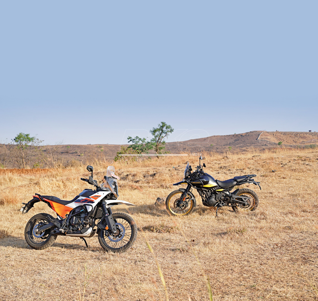 KTM 390 Adventure and Royal Enfield Himalayan 450