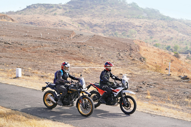 KTM 390 Adventure and Royal Enfield Himalayan 450