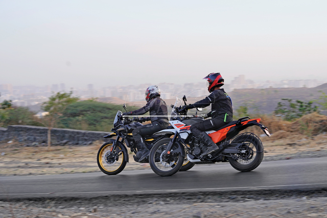 KTM 390 Adventure and Royal Enfield Himalayan 450