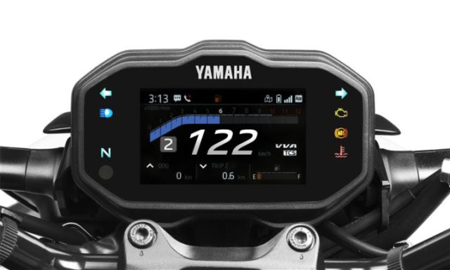 2025 Yamaha MT-15 Digital Instrument Cluster with Colour TFT.web