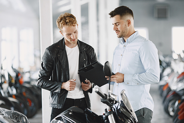 choosing a motorcycle to buy